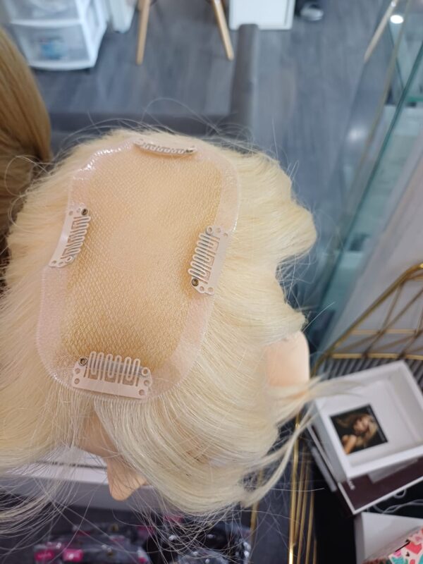 Topper Easipart HH 12" cabello humano color 613RN - Imagen 3