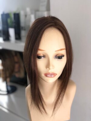 Topper cabello humano 12" color 6