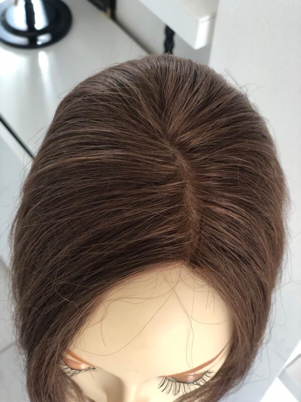 Topper cabello humano 12" color 6 - Imagen 3