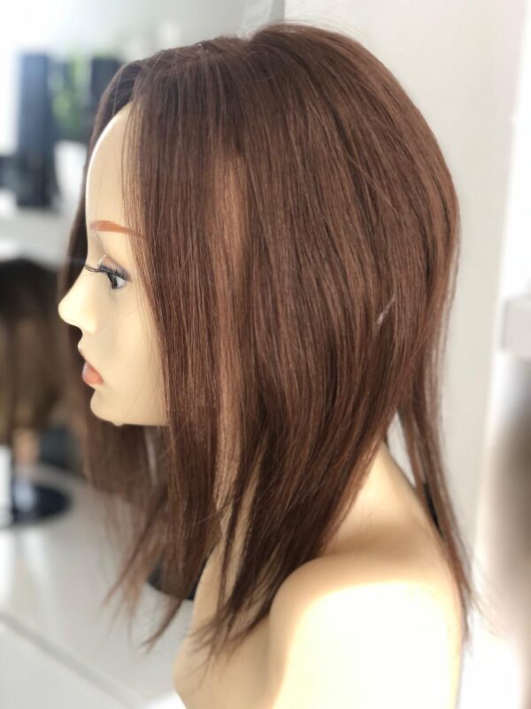 Topper cabello humano 12" color 6 - Imagen 2