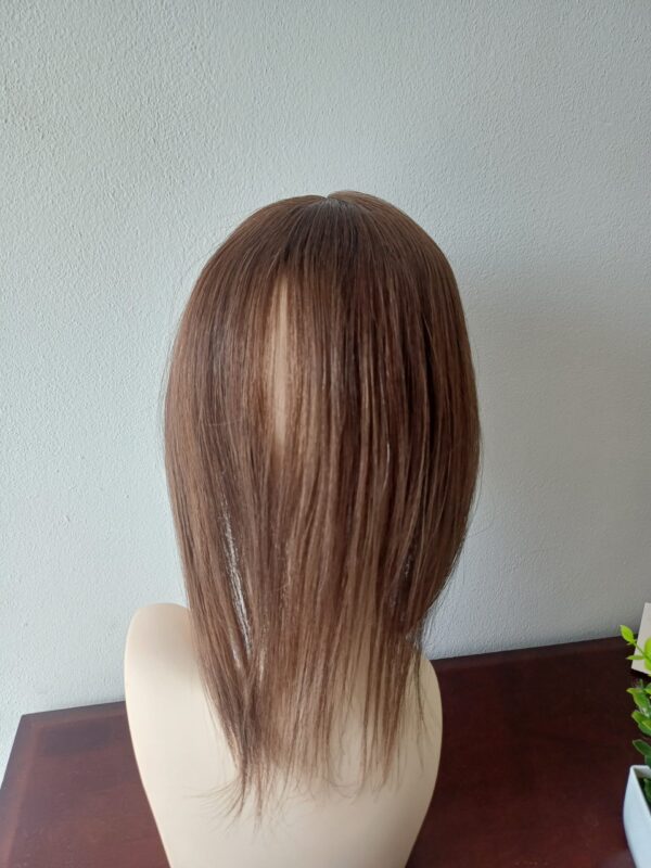 Topper cabello humano 12" color 6 - Imagen 4