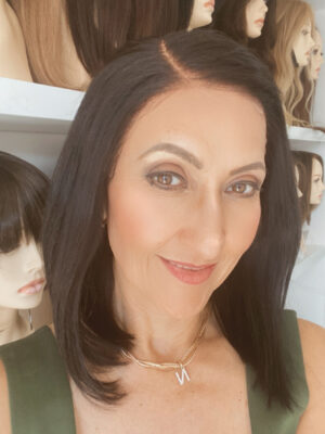 Peluca Cabello humano 12" Bob color 1B