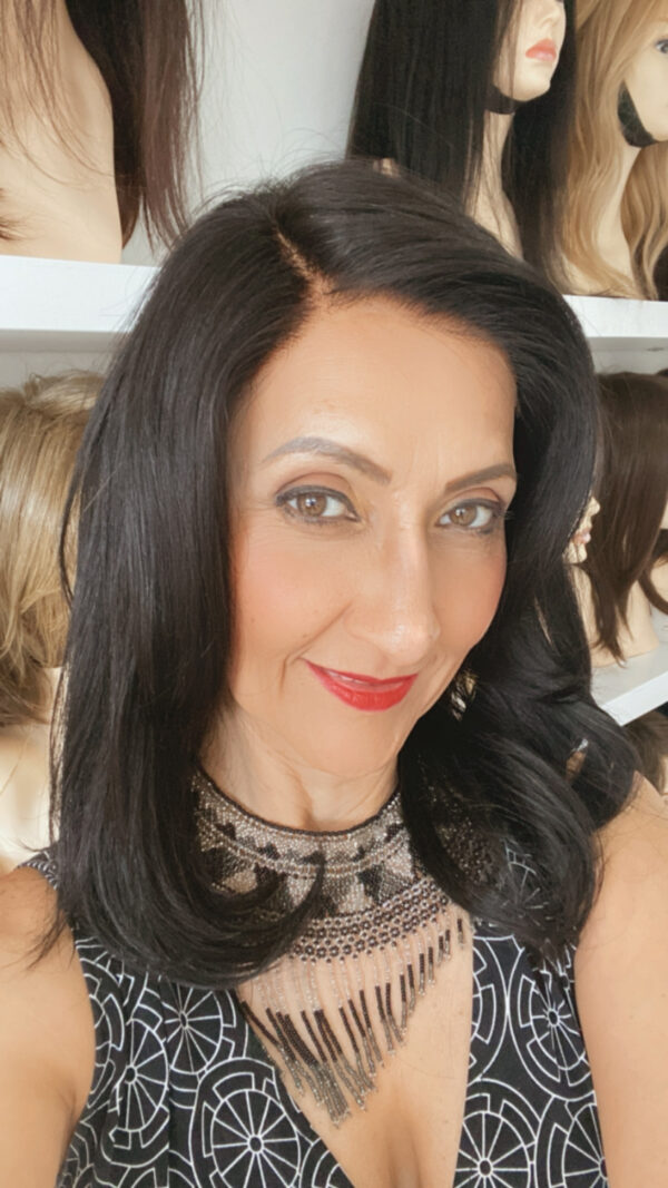 Peluca Cabello humano 14" color 1B