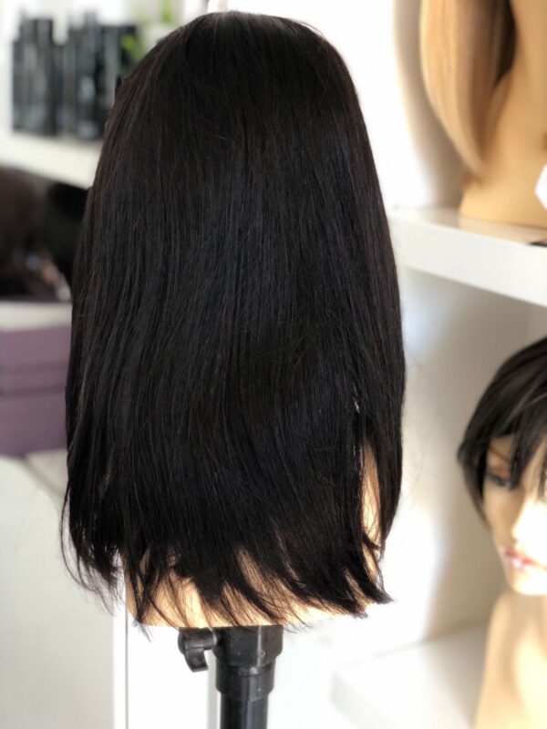 Peluca Cabello humano 14" color 1B - grande - Imagen 3