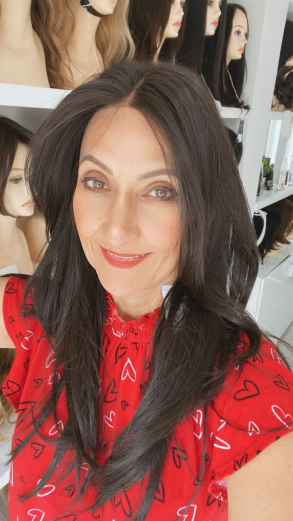 Peluca HD LaceFront 22" color 1B
