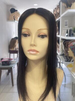 Topper cabello humano 14'' color 1B