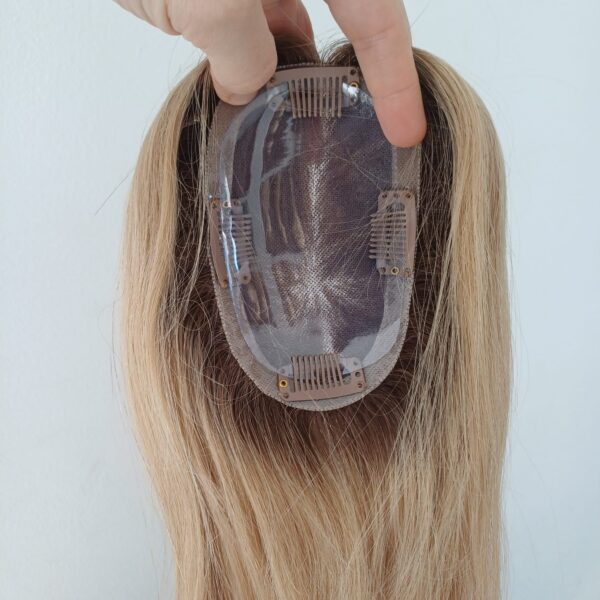 Topper cabello humano 14'' color 14/26-S10 - Imagen 3