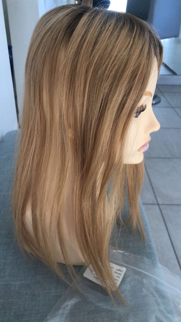 Topper cabello humano 14'' color 14/26-S10 - Imagen 2
